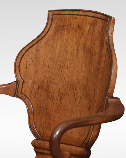 OAK OFFICE REVOLVING DESK CHAIR - ADDITIONAL PHOTO 2