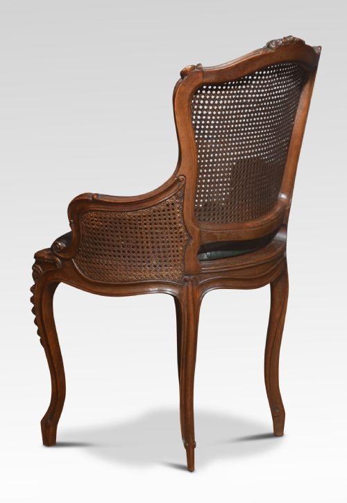PAIR OF LOUIS XV STYLE ARMCHAIRS - ADDITIONAL PHOTO 3