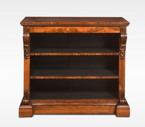 regency rosewood open bookcase - CATEGORY: ANTIQUE BOOKCASES - DATED REGENCY