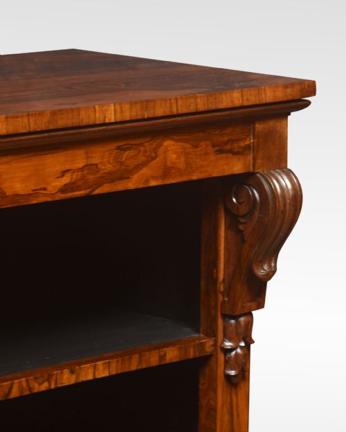 REGENCY ROSEWOOD OPEN BOOKCASE - ADDITIONAL PHOTO 1