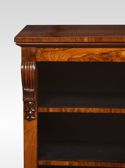 REGENCY ROSEWOOD OPEN BOOKCASE - ADDITIONAL PHOTO 3
