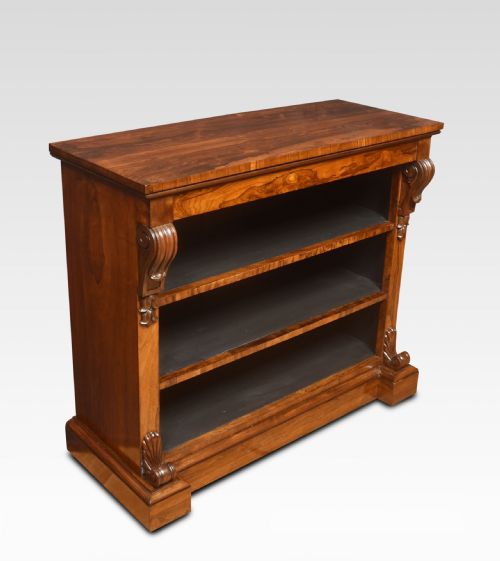 REGENCY ROSEWOOD OPEN BOOKCASE - ADDITIONAL PHOTO 5
