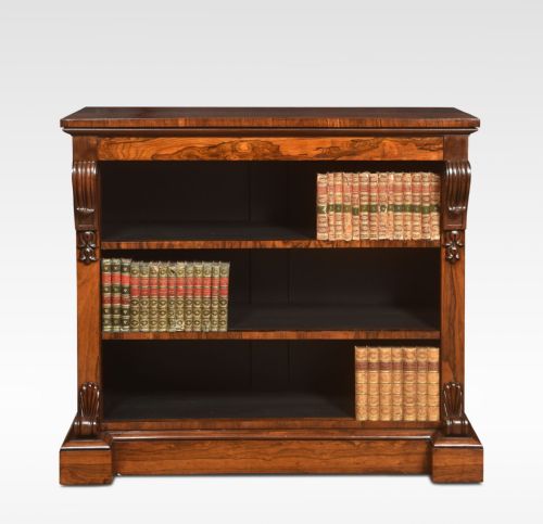 REGENCY ROSEWOOD OPEN BOOKCASE - ADDITIONAL PHOTO 6