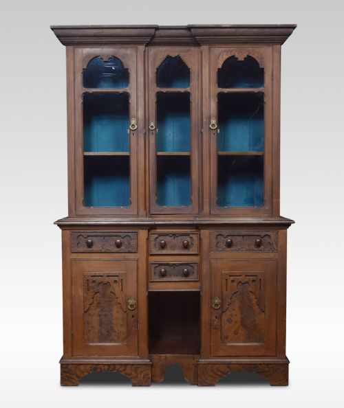 SCRUMBLED PAINTED PINE KITCHEN DRESSER - ADDITIONAL PHOTO 1