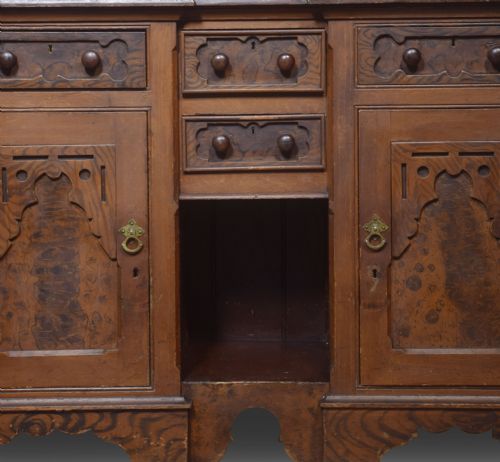 SCRUMBLED PAINTED PINE KITCHEN DRESSER - ADDITIONAL PHOTO 4