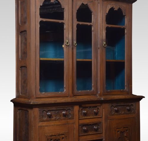 SCRUMBLED PAINTED PINE KITCHEN DRESSER - ADDITIONAL PHOTO 6
