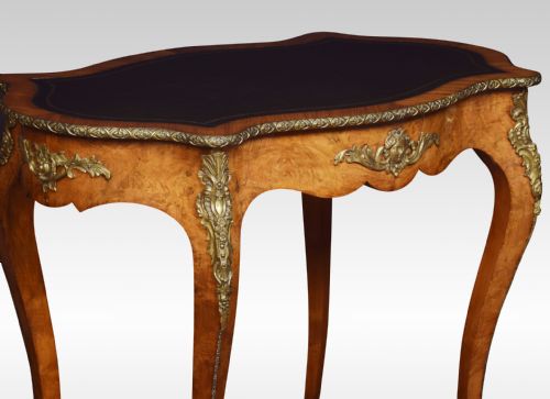 19THCENTURY WALNUT WRITING TABLE - ADDITIONAL PHOTO 1