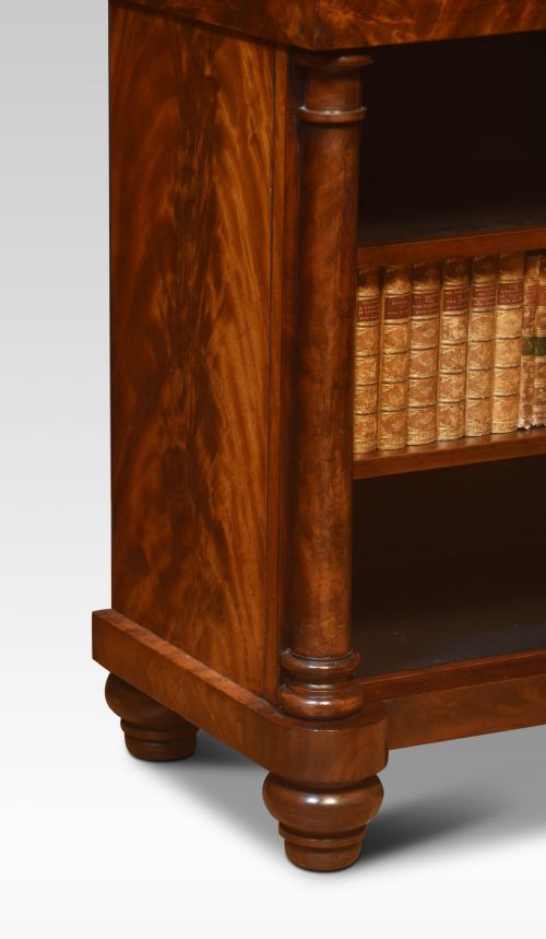 FLAME MAHOGANY OPEN BOOKCASE - ADDITIONAL PHOTO 3
