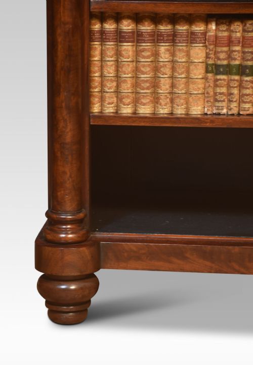 FLAME MAHOGANY OPEN BOOKCASE - ADDITIONAL PHOTO 6
