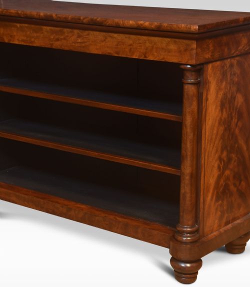 FLAME MAHOGANY OPEN BOOKCASE - ADDITIONAL PHOTO 8