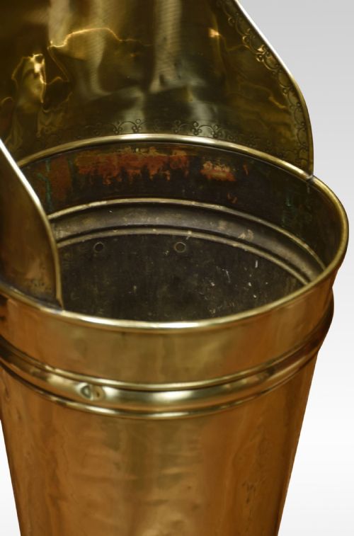 19TH CENTURY BRASS UMBRELLA STAND - ADDITIONAL PHOTO 5
