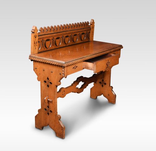 GOTHIC REVIVAL HALL TABLE IN THE MANNER OF CHARLES BEVAN - ADDITIONAL PHOTO 2