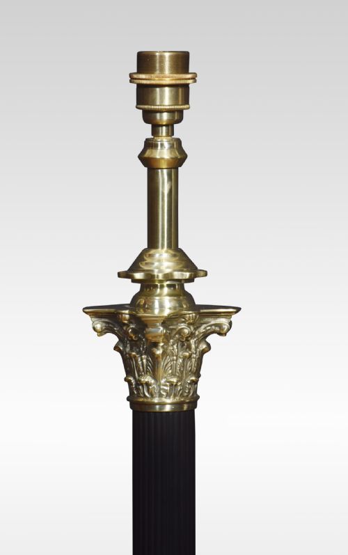 BRASS STANDARD LAMP - ADDITIONAL PHOTO 5