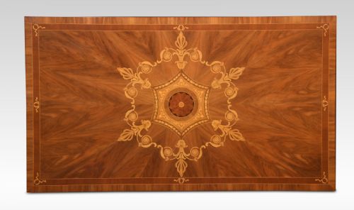 WALNUT INLAID COFFEE TABLE - ADDITIONAL PHOTO 4