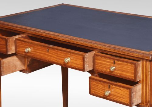 SATINWOOD WRITING TABLE - ADDITIONAL PHOTO 2