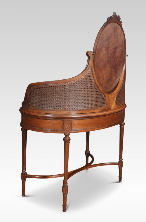 WALNUT KIDNEY SHAPED DRESSING TABLE - ADDITIONAL PHOTO 9