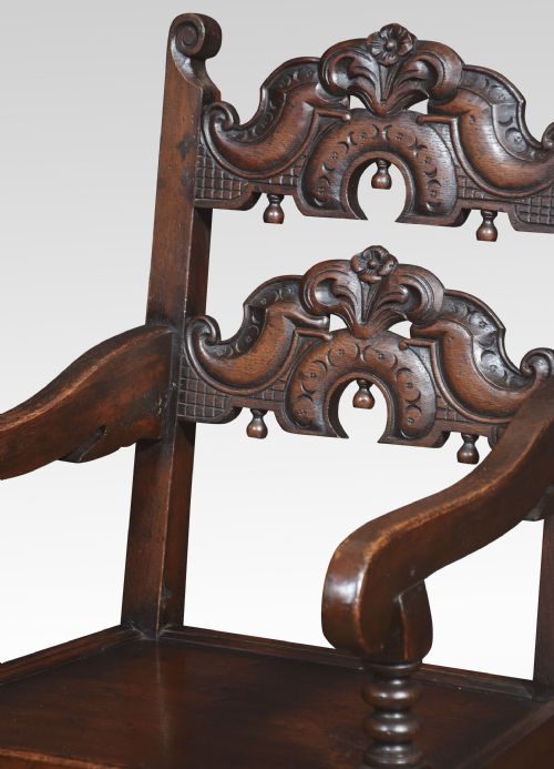 SET OF EIGHT OAK YORKSHIRE DINING CHAIRS - ADDITIONAL PHOTO 5