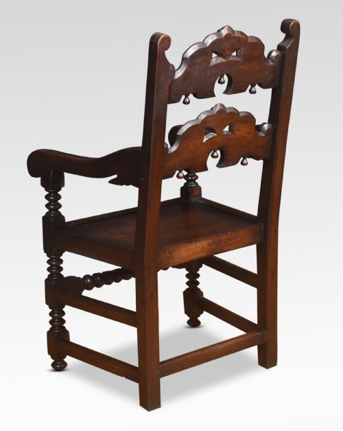 SET OF EIGHT OAK YORKSHIRE DINING CHAIRS - ADDITIONAL PHOTO 6