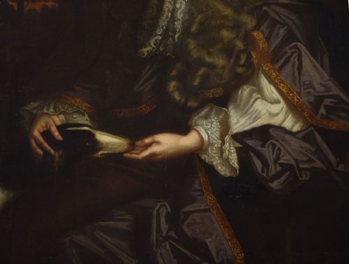 OIL ON CANVAS PORTRAIT OF SIR EDWARD LONGVILLE - ADDITIONAL PHOTO 4