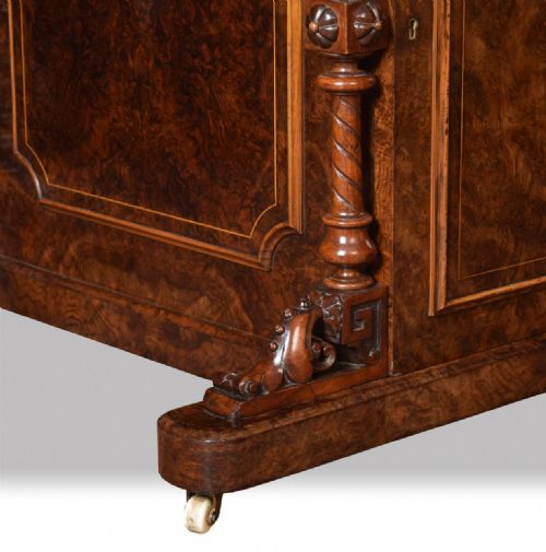 BURR WALNUT POPUP DAVENPORT - ADDITIONAL PHOTO 5