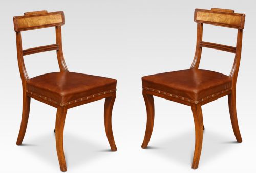 SET OF EIGHT REGENCY MAHOGANY DINING CHAIRS - ADDITIONAL PHOTO 6