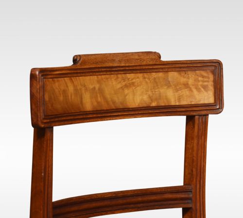 SET OF EIGHT REGENCY MAHOGANY DINING CHAIRS - ADDITIONAL PHOTO 7