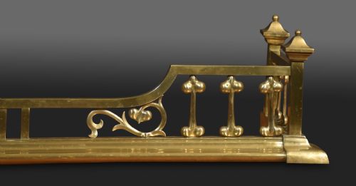 ART NOUVEAU BRASS FENDER - ADDITIONAL PHOTO 4