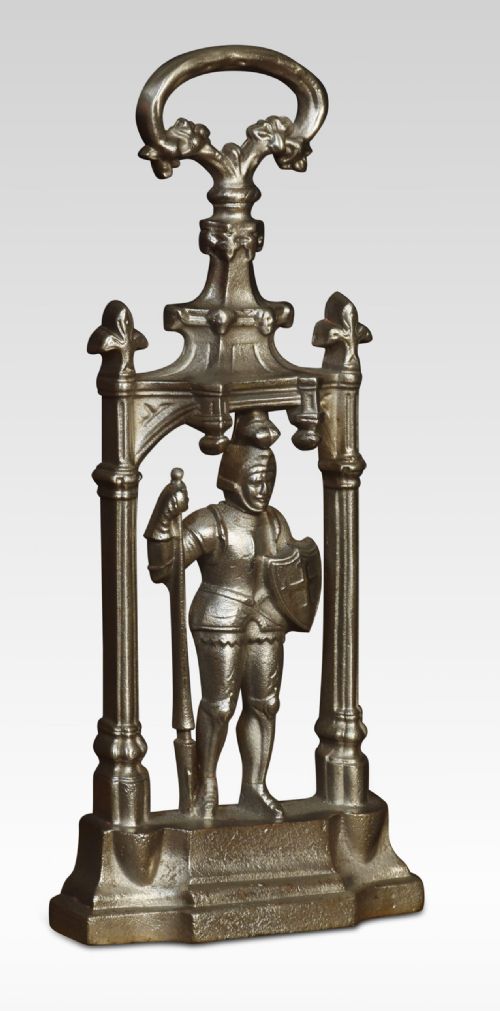 PAIR OF CAST IRON DOOR STOPS - ADDITIONAL PHOTO 1