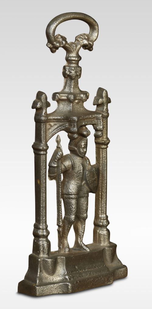 PAIR OF CAST IRON DOOR STOPS - ADDITIONAL PHOTO 3