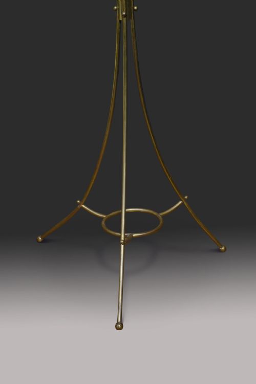 ART NOUVEAU BRASS HANGING BIRD CAGE - ADDITIONAL PHOTO 2