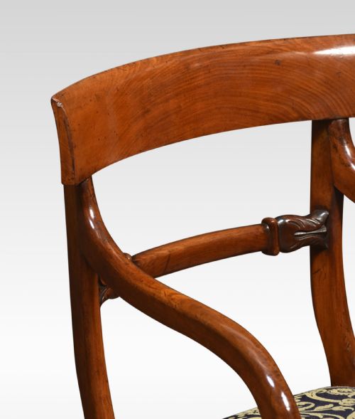 PAIR OF MAHOGANY CARVER ARMCHAIRS - ADDITIONAL PHOTO 3
