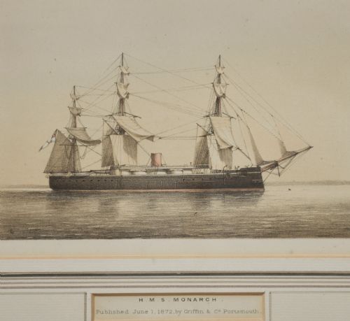 SET OF FOUR SHIP LITHOGRAPHS - ADDITIONAL PHOTO 1