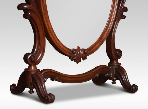 MAHOGANY DRESSING TABLE MIRROR - ADDITIONAL PHOTO 2