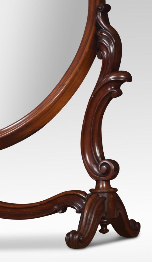 MAHOGANY DRESSING TABLE MIRROR - ADDITIONAL PHOTO 7