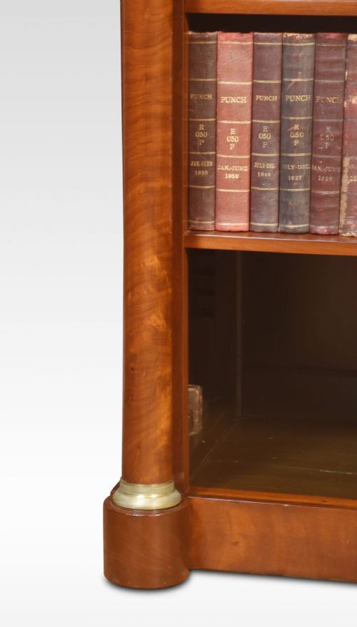 LARGE EMPIRE STYLE OPEN BOOKCASE - ADDITIONAL PHOTO 2