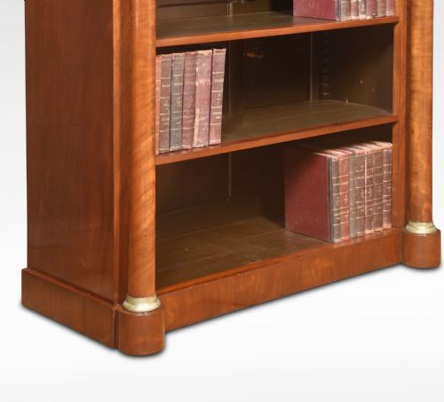 LARGE EMPIRE STYLE OPEN BOOKCASE - ADDITIONAL PHOTO 3