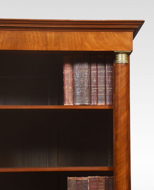 LARGE EMPIRE STYLE OPEN BOOKCASE - ADDITIONAL PHOTO 4