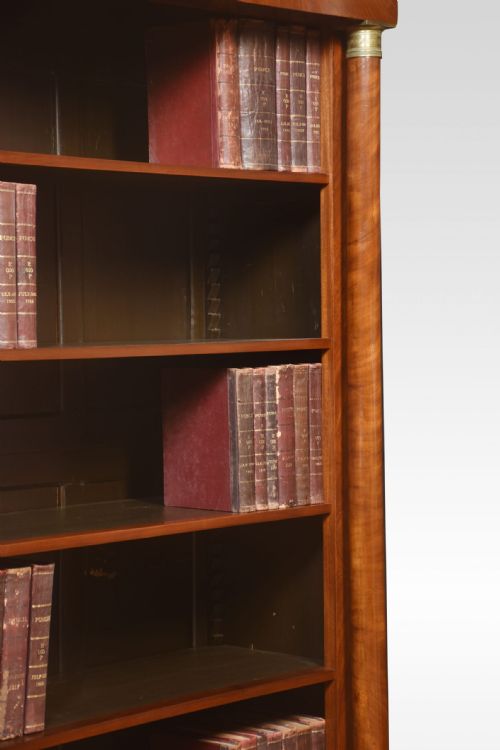 LARGE EMPIRE STYLE OPEN BOOKCASE - ADDITIONAL PHOTO 6