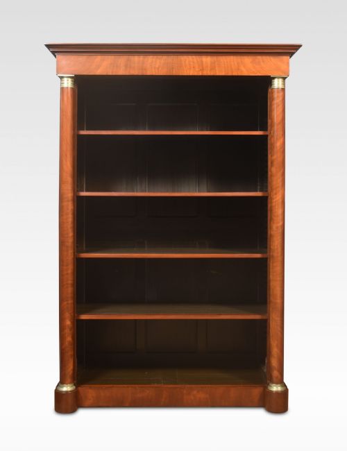 LARGE EMPIRE STYLE OPEN BOOKCASE - ADDITIONAL PHOTO 9