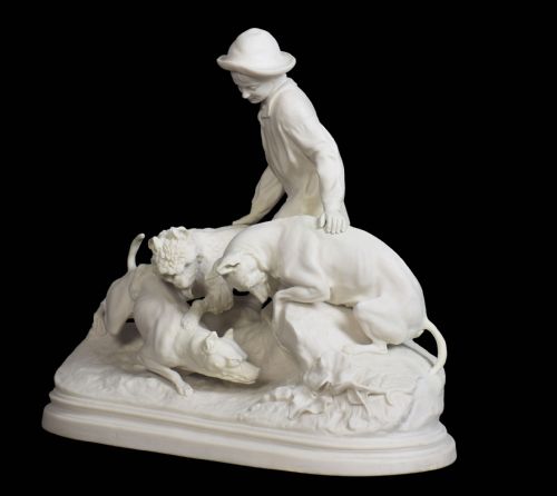 PARIAN WARE FIGURE GROUP - ADDITIONAL PHOTO 2