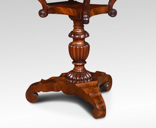 MAHOGANY WORK TABLE - ADDITIONAL PHOTO 4