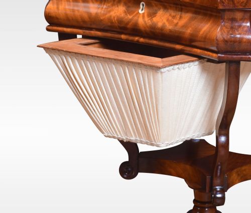MAHOGANY WORK TABLE - ADDITIONAL PHOTO 5