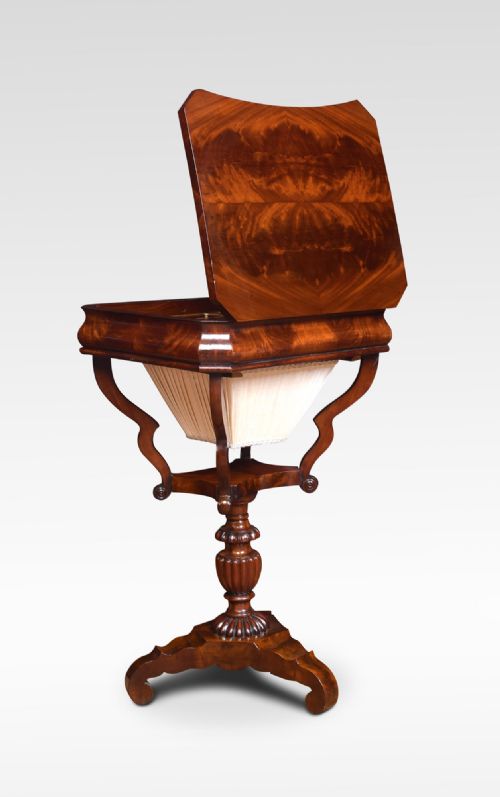 MAHOGANY WORK TABLE - ADDITIONAL PHOTO 7