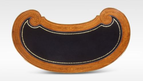 WALNUT KIDNEY SHAPED WRITING TABLE - ADDITIONAL PHOTO 8