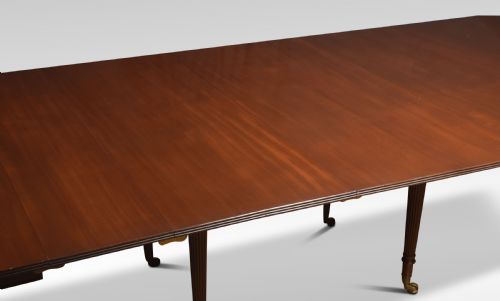 AN IMPERIAL ACTION MAHOGANY EXTENDING DINING TABLE ATTRIBUTED TO GILLOWS - ADDITIONAL PHOTO 1