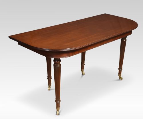 AN IMPERIAL ACTION MAHOGANY EXTENDING DINING TABLE ATTRIBUTED TO GILLOWS - ADDITIONAL PHOTO 9