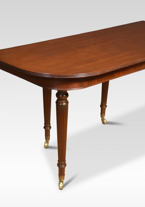 AN IMPERIAL ACTION MAHOGANY EXTENDING DINING TABLE ATTRIBUTED TO GILLOWS - ADDITIONAL PHOTO 10