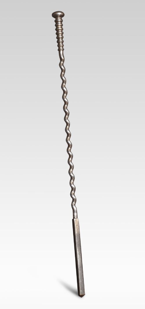 POLISHED STEEL TRIPLE COMPANION FIRE TOOL SET - ADDITIONAL PHOTO 3
