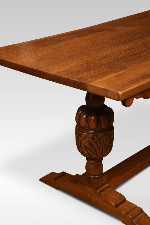 OAK REFECTORY TABLE - ADDITIONAL PHOTO 2