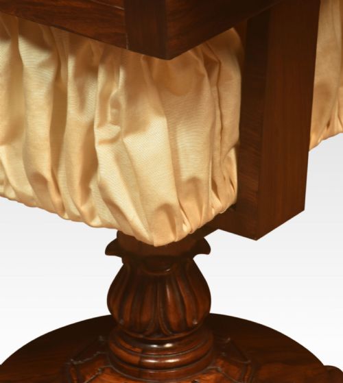 ROSEWOOD SEWING TABLE - ADDITIONAL PHOTO 5